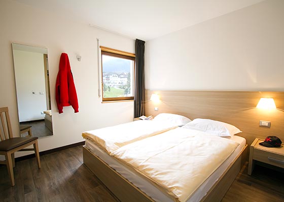 Camera da letto - Appartamenti Ariola Selva in Val Gardena